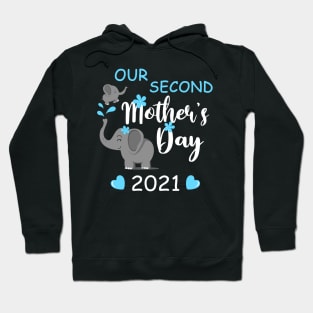 Our Second Mother's Day 2021 Shirt 2nd Mother's Day Mom and Baby Matching Hoodie